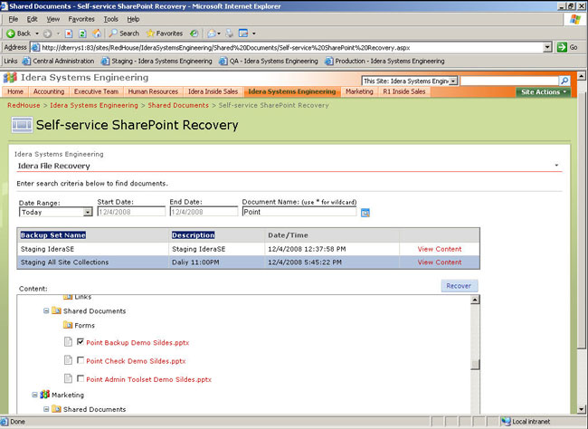 Screen shot