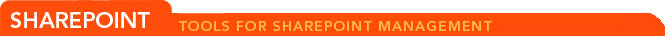 Tools for SharePoint